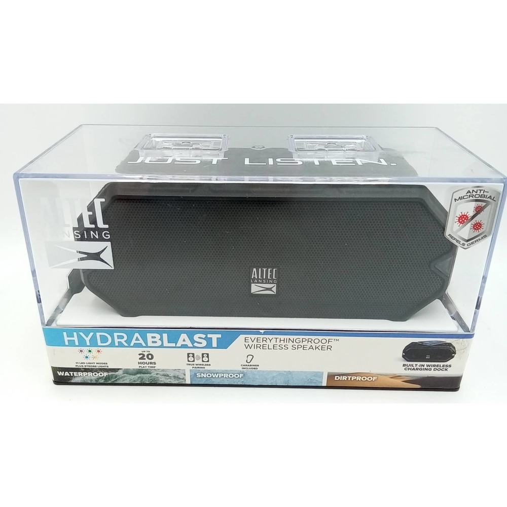 Altec Lansing HYDRABLAST Bluetooth Speaker Black